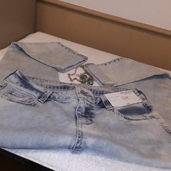 Arizona faded blue jegging crop Jeans size 1 - Picture 4 of 11